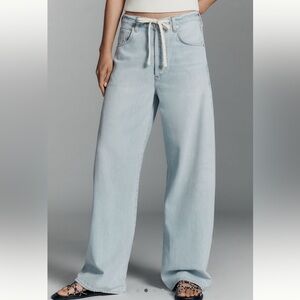 Citizens of Humanity Brynn Drawstring High-Rise
Wide-Leg Jeans